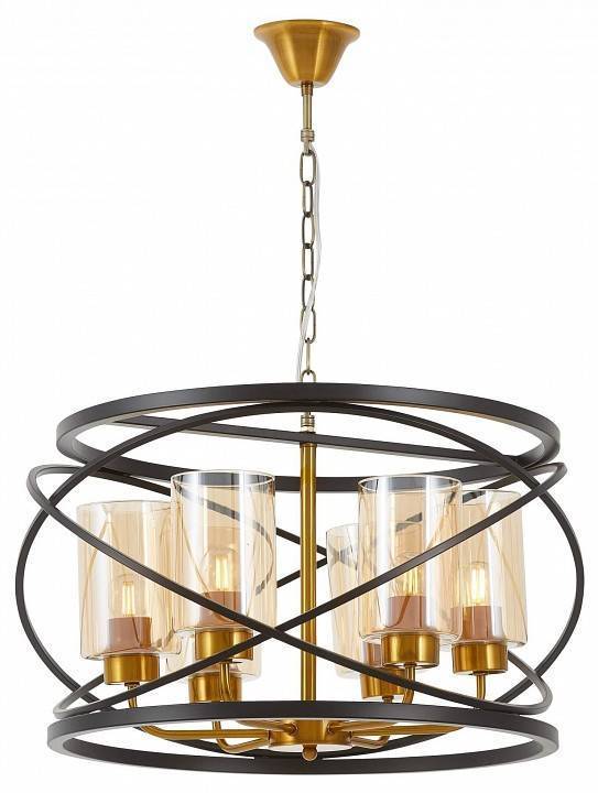 Подвесная люстра LUMINA DECO 8004 LDP 8004-6 BK+MD