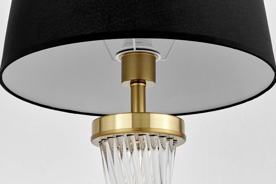 Настольная лампа Lumina Deco Villanova LDT 302 MD+BK