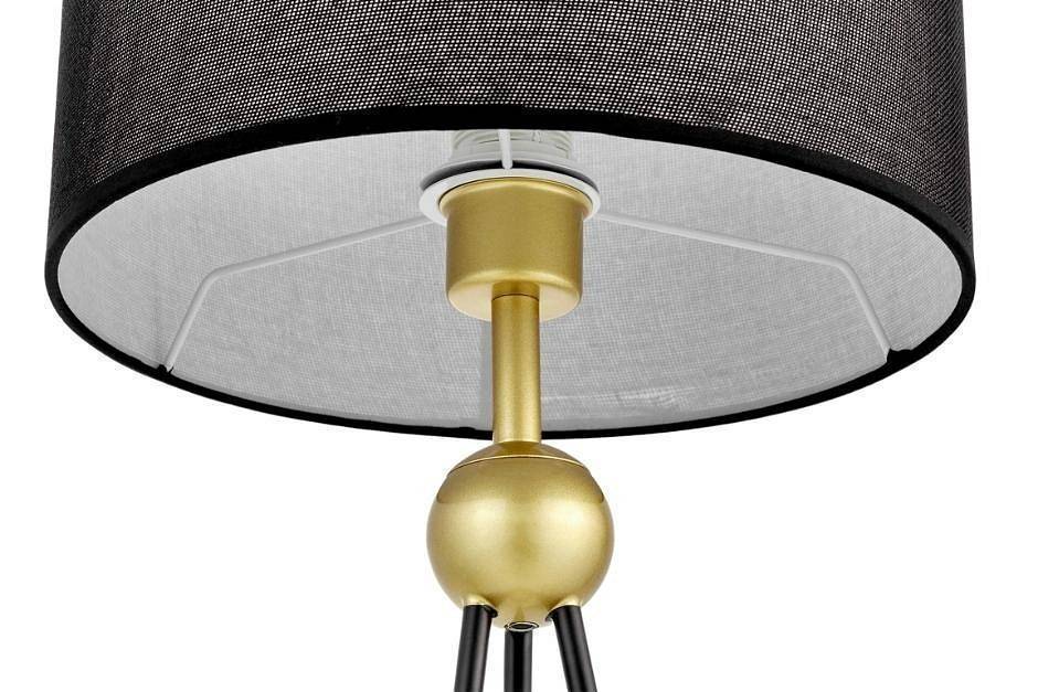 Настольная лампа LUMINA DECO Belforte LDT 5527 GD+BK