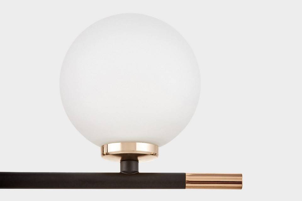 Бра LUMINA DECO Marsiada LDW 6033N-2 RT BK+FGD