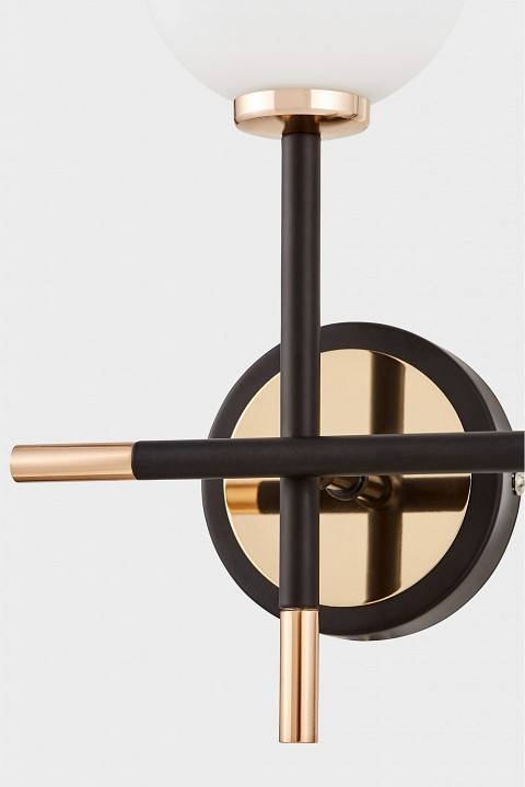 Бра LUMINA DECO Marsiada LDW 6033N-2 RT BK+FGD