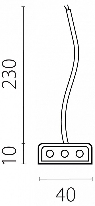 Соединитель гибкий для модульных светильников Lightstar Trito 456002