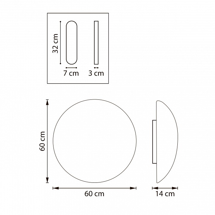 Накладной светильник Lightstar Genova 610666