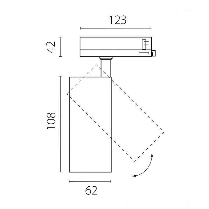 Светильник на штанге Lightstar Alta Base A5136QT