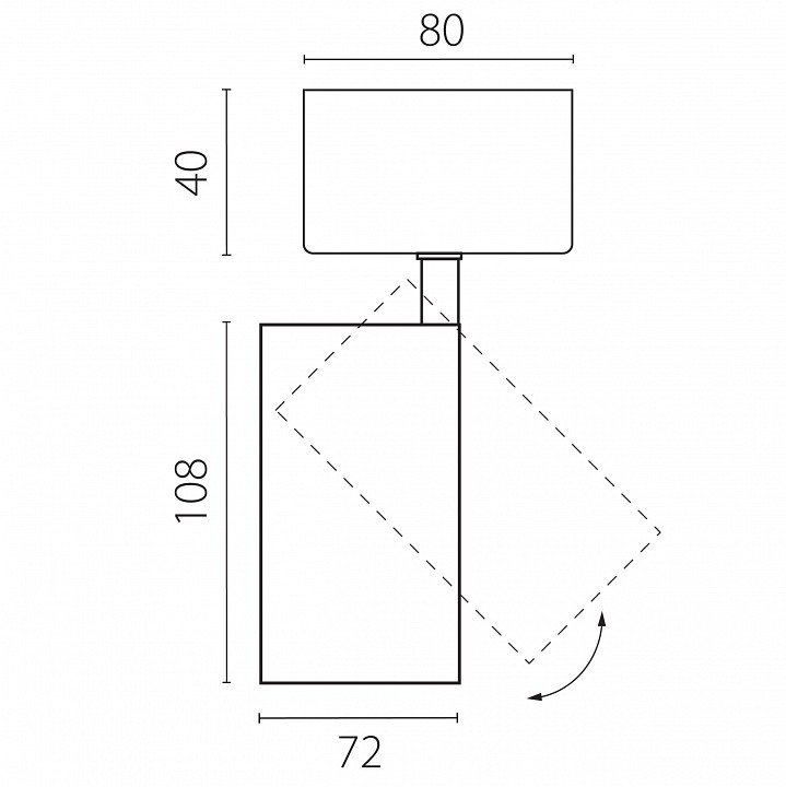 Спот Lightstar Alta Base A5247SO