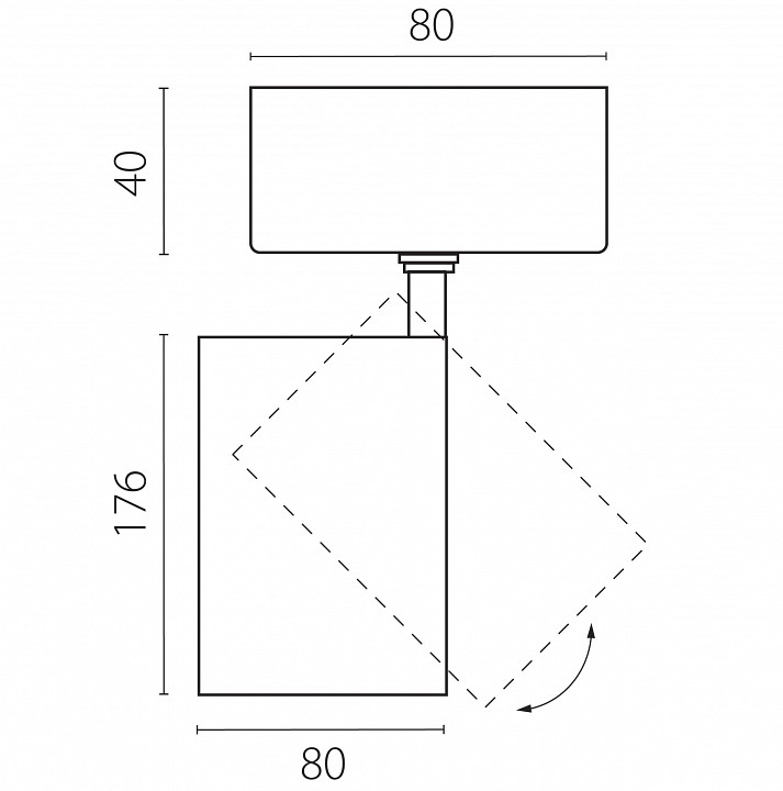 Спот Lightstar Canno Pro C4306SO