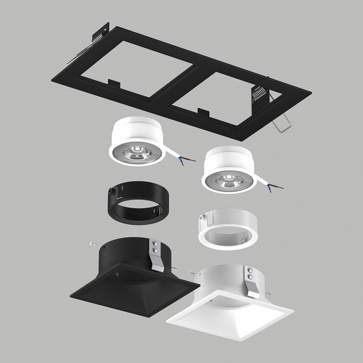 Встраиваемый светильник Lightstar Domino D5270607WBMOD