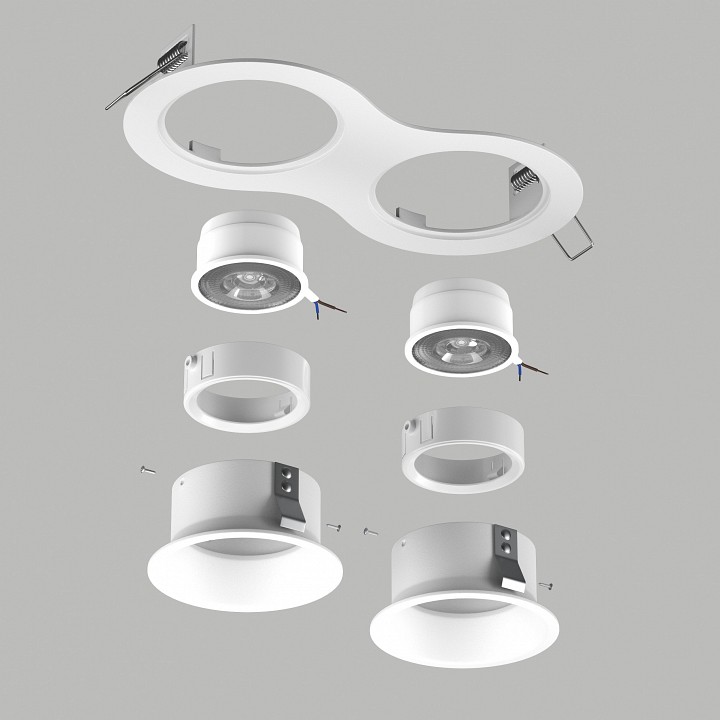 Встраиваемый светильник Lightstar Domino D6260606WMOD