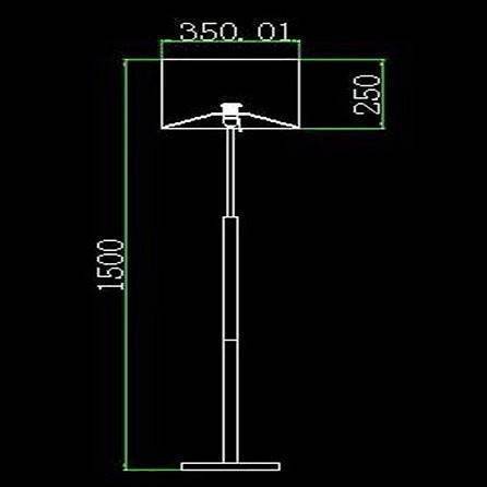 Торшер Lucia Tucci Pelle Bianca F2010.1