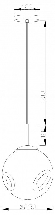 Подвесной светильник Moderli Amo V11520-1P