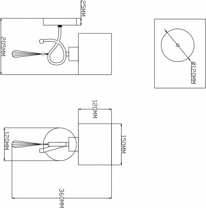 Бра Moderli Mae V2560-1W