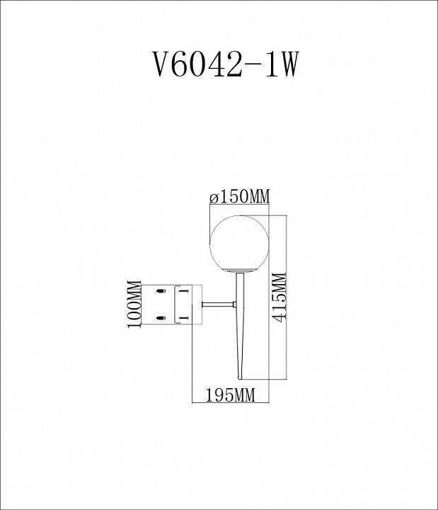 Бра Moderli Scrumbel V6042-1W