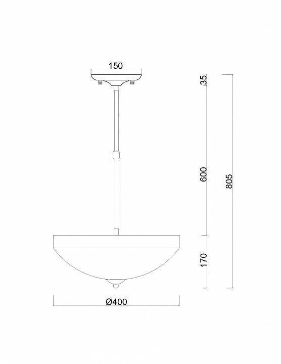 Светильник на штанге MyFar Ceiling MR1526-4C