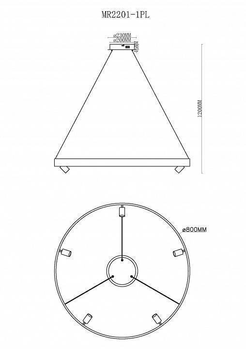 Подвесной светильник MyFar James MR2201-1PL