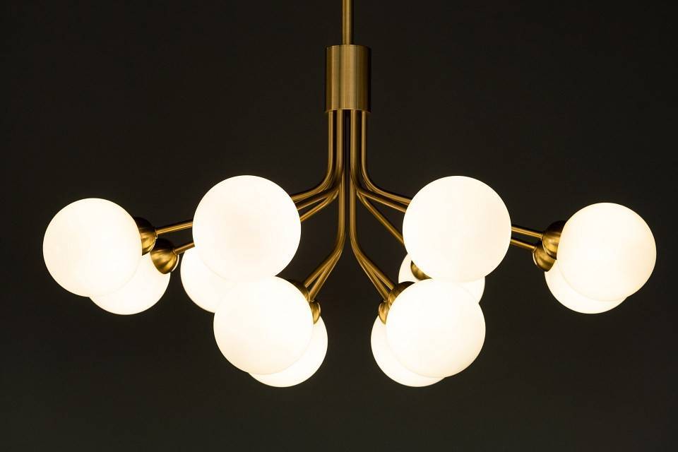 Люстра на штанге Milosh Tendence 856 12 ламп 0856CL-12CO