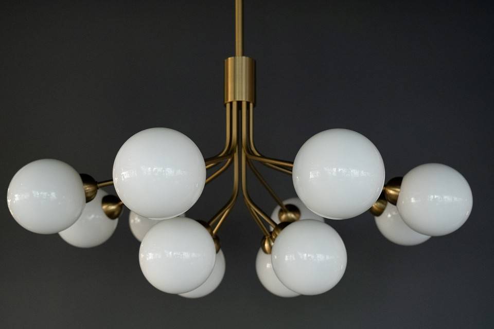 Люстра на штанге Milosh Tendence 856 12 ламп 0856CL-12CO