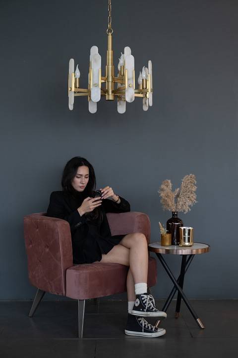 Люстра подвесная Milosh Tendence 879 12 ламп 0879CL-12AB