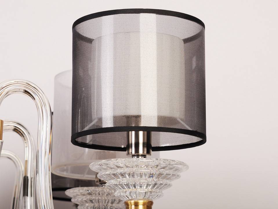 Подвесная люстра Manne L.4306 L.4306-6 SILVER BL+WH