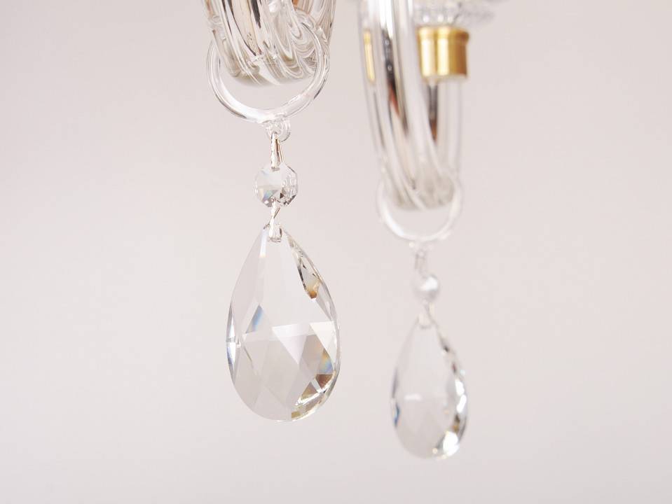 Подвесная люстра Manne L.4306 L.4306-6 SILVER BL+WH