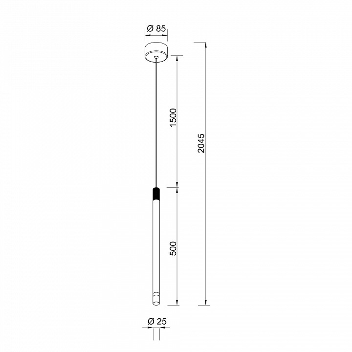 Подвесной светильник Mantra Moana светодиодный 36 Вт 45 см 8971