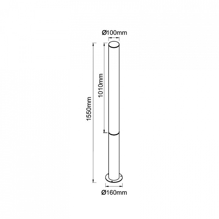 Наземный высокий светильник Mantra GANT 9282