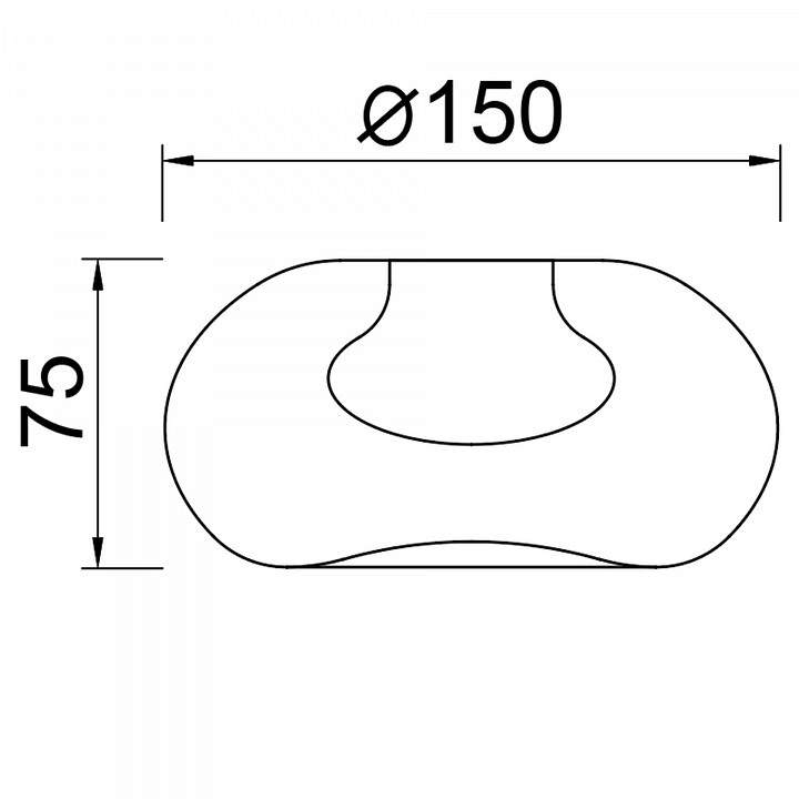 Плафон стеклянный Mantra Andromeda 9349