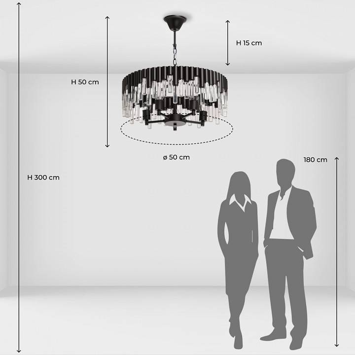 Подвесная люстра De City Бриз 25 5x40 Вт E14 111018305