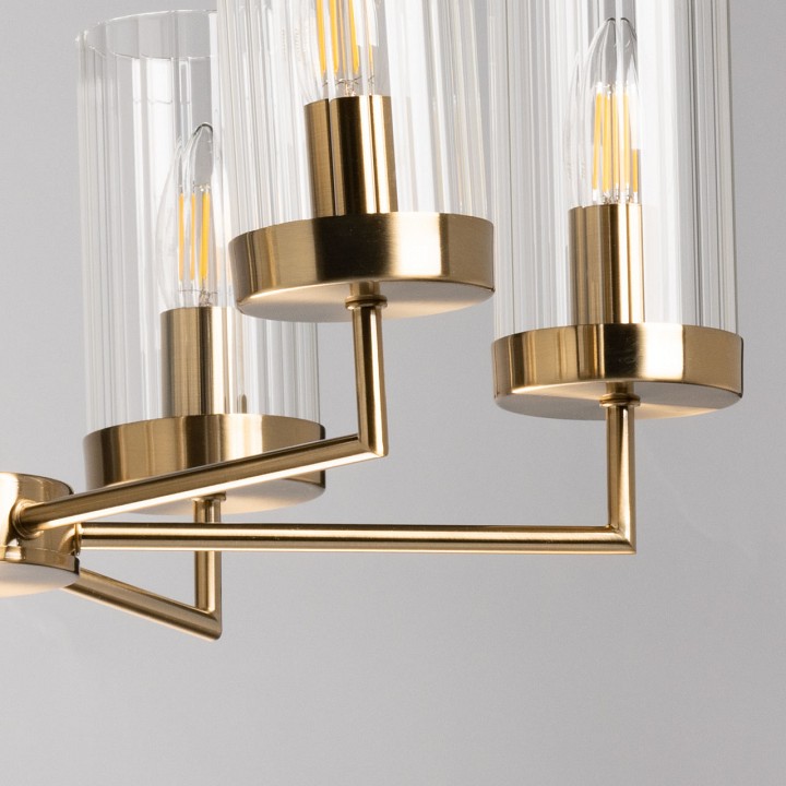 Люстра на штанге De City Каталина 6x40 Вт E14 361012506