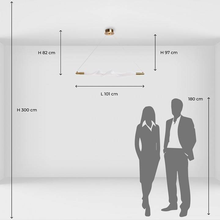 Подвесной светильник De City Мадлен 8 424017301