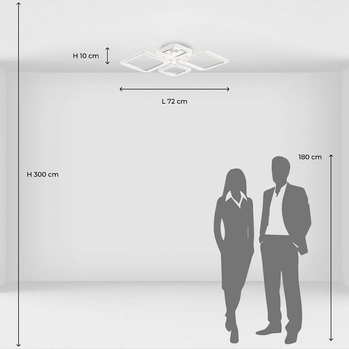 Потолочная люстра De City Мадлен 15 424018304