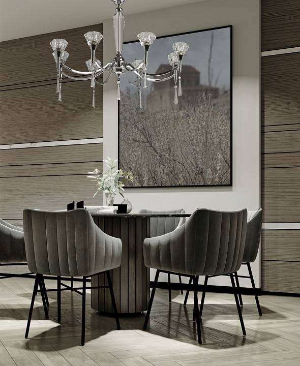 Подвесная люстра MW-Light Экстраваганза 4 8x40 Вт E14 701011008