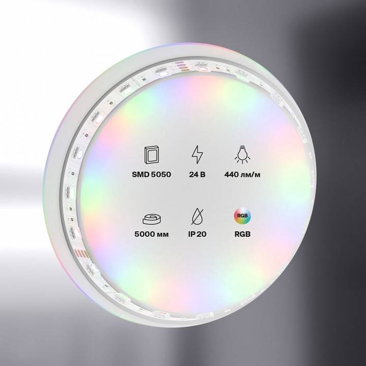 Лента светодиодная Maytoni LED Strip RGB 14.4 Вт/м 24 В IP20 5 м 10174