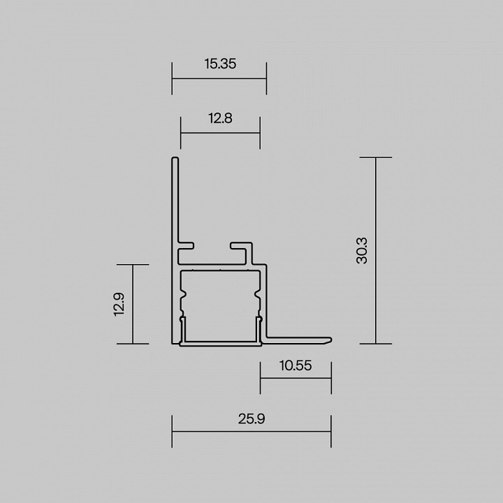Короб встраиваемый Maytoni 632014