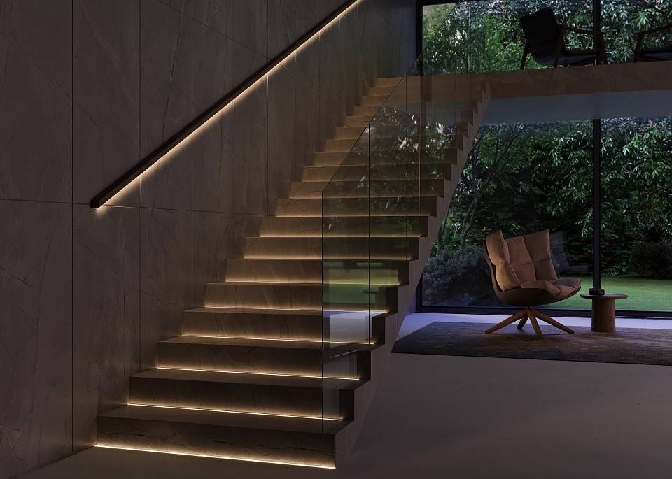 Профиль алюминиевый встраиваемый в пол Maytoni 636007