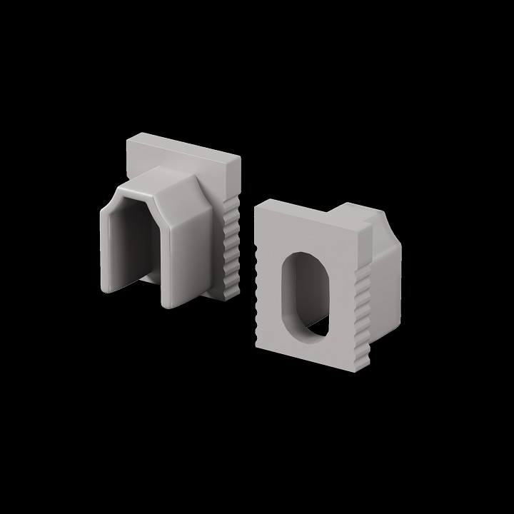 Заглушка для профиля Maytoni TRA012P серебристая 642069