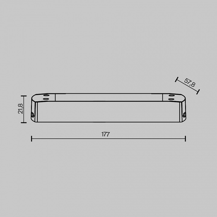 Блок питания Maytoni TRIAC диммируемый 24V 300W IP67 734006