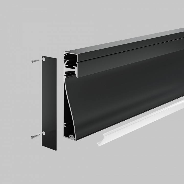 Профиль алюминиевый для плинтуса Maytoni ALM-8018-B-2M