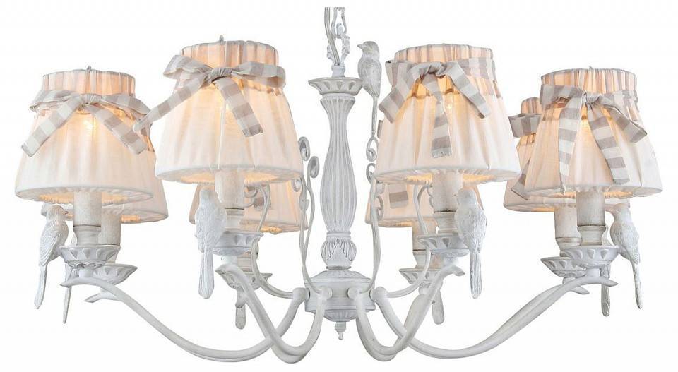 Подвесная люстра Maytoni Bird 8 ламп ARM013-08-W