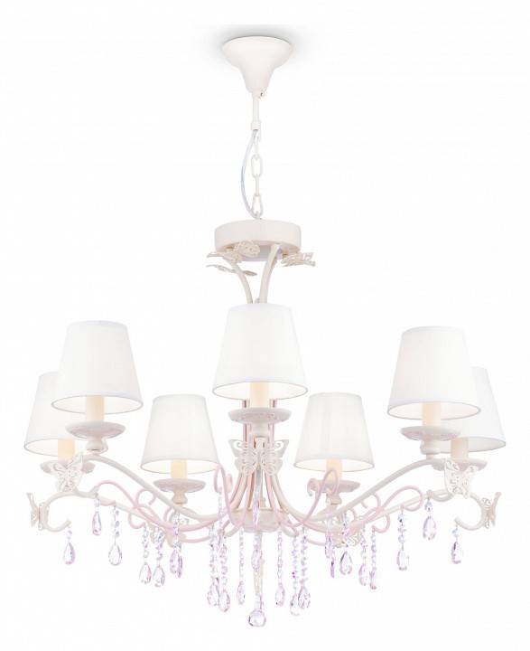Подвесная люстра Maytoni Fiona 7 ламп Розовый ARM032-07-PK