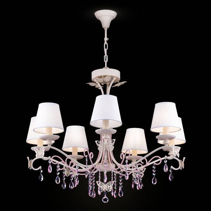 Подвесная люстра Maytoni Fiona 7 ламп Розовый ARM032-07-PK