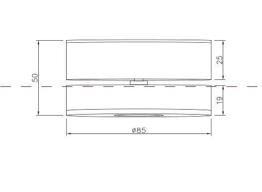 Светильник накладной Maytoni Magic 7 Вт черный C022CL-L7B