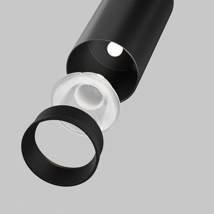 Потолочный светильник Maytoni Technical Focus LED 12 Вт 3000K C055CL-L12W3K-SS-B