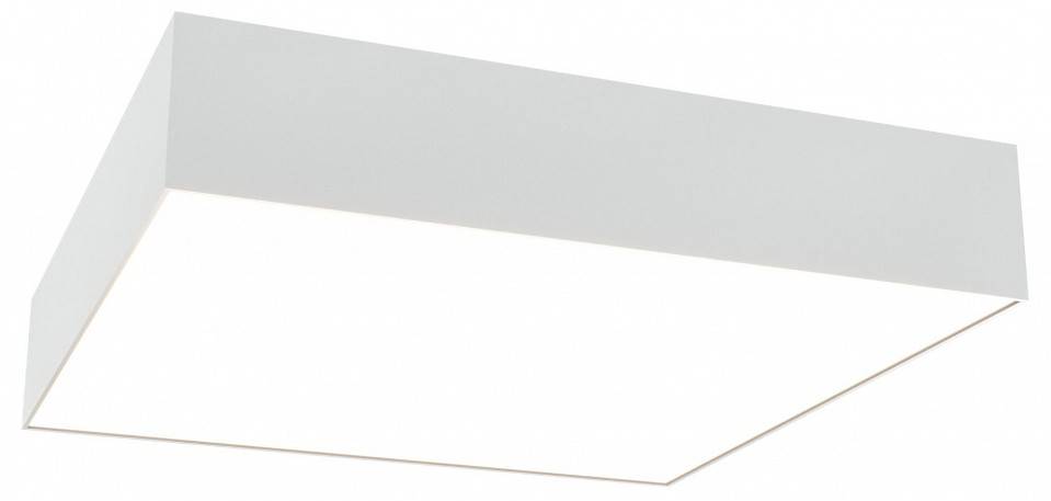 Накладной светильник Maytoni Zon LED 40 Вт 3000K белый квадратный C067CL-L40W3K