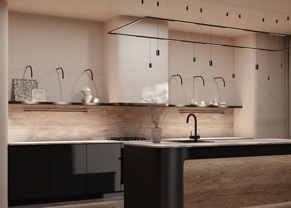 Модульный светильник Maytoni Focus LED C105PL-3W3-6K-B