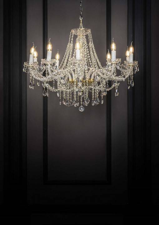 Подвесная люстра Maytoni Beatrix 10 ламп DIA019-10-G