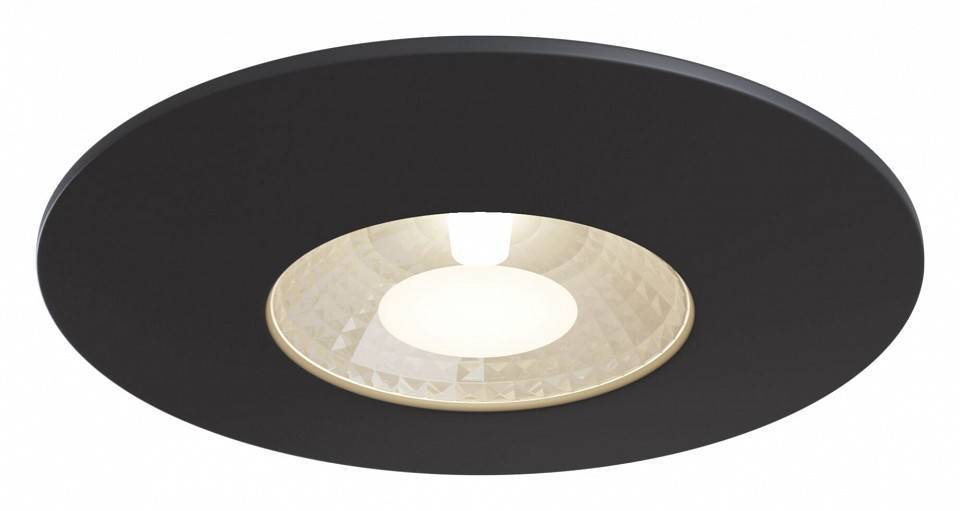 Встраиваемый светильник Maytoni Zen 7 Вт черный DL038-2-L7B