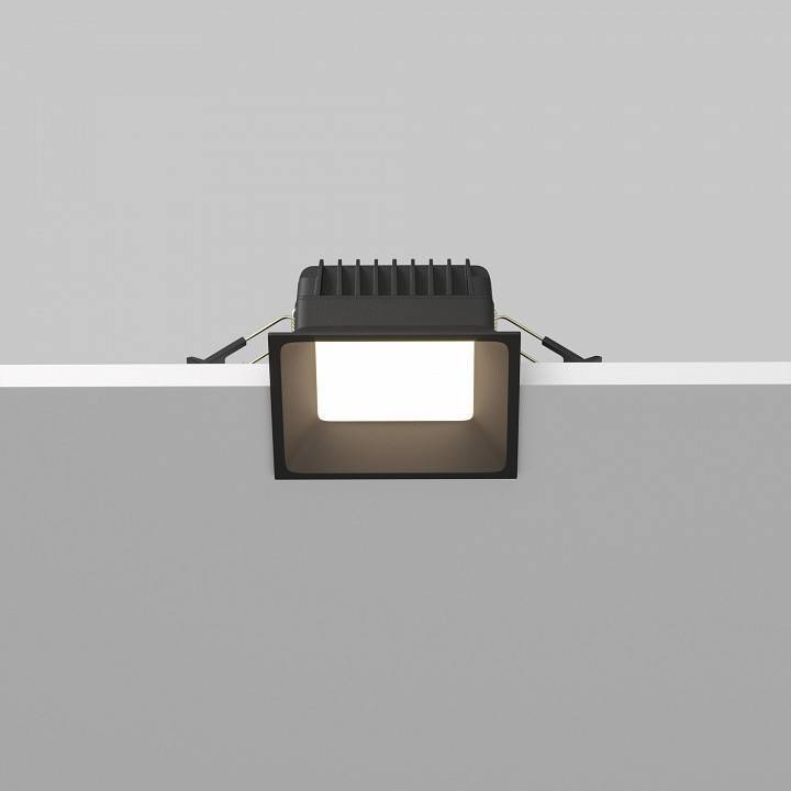 Встраиваемый светильник Maytoni Okno DL056-8W3-4-6K-B