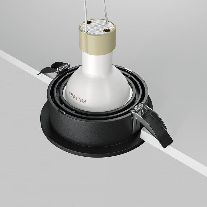 Встраиваемый светильник Maytoni Technical Atom DL113-GU10-01-RD-B