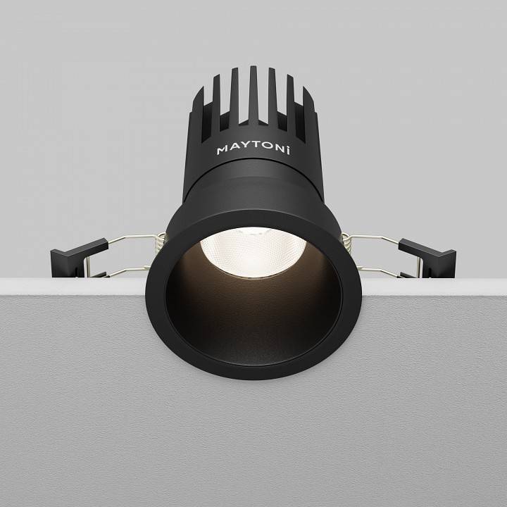 Встраиваемый светильник Maytoni Dip DL118-15W-4K-B