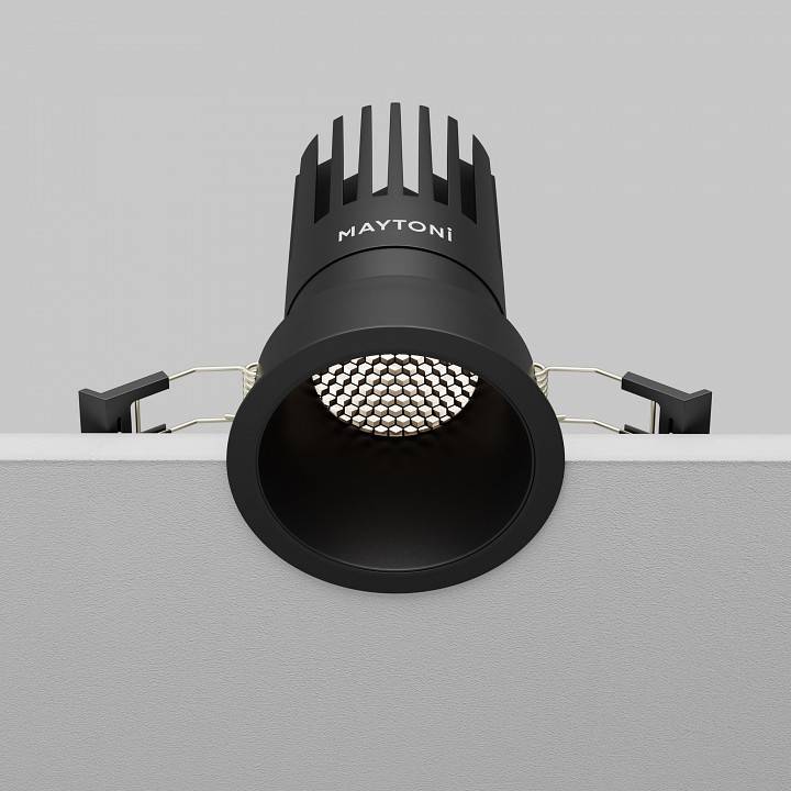 Встраиваемый светильник Maytoni Dip DL118-15W-4K-B